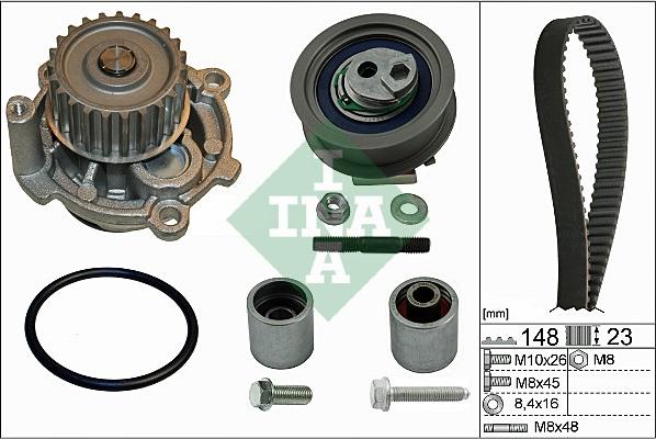 Wilmink Group WG1710040 - Water Pump & Timing Belt Set autospares.lv