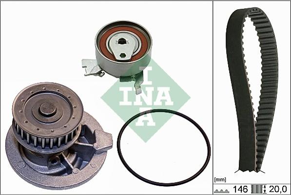 Wilmink Group WG1710013 - Water Pump & Timing Belt Set autospares.lv