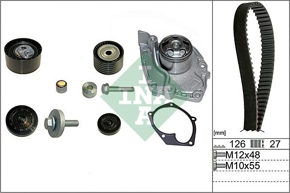 Wilmink Group WG1710084 - Water Pump & Timing Belt Set autospares.lv