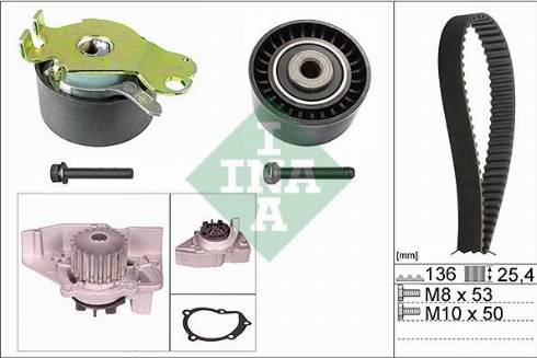 Wilmink Group WG1710020 - Water Pump & Timing Belt Set autospares.lv