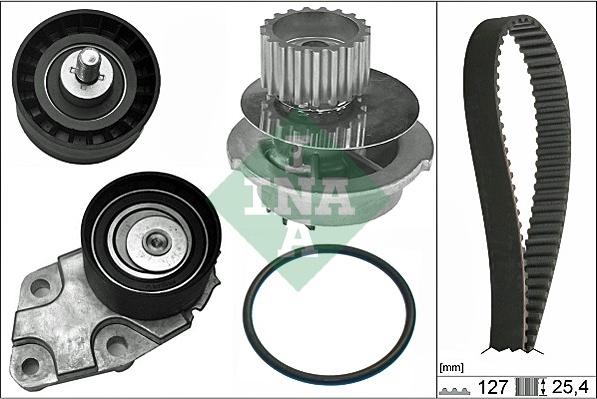 Wilmink Group WG1710027 - Water Pump & Timing Belt Set autospares.lv