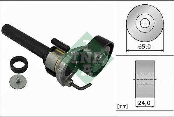 Wilmink Group WG1710163 - Belt Tensioner, v-ribbed belt autospares.lv