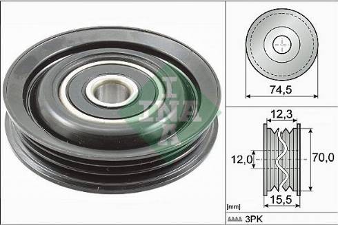 KRAFT AUTOMOTIVE 1224045 - Pulley, v-ribbed belt autospares.lv