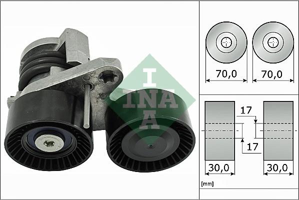 Wilmink Group WG1710173 - Belt Tensioner, v-ribbed belt autospares.lv