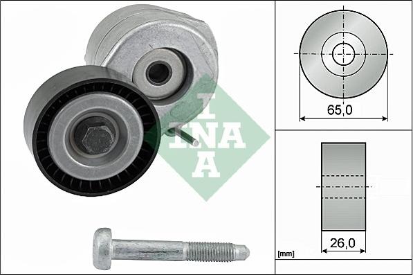 Wilmink Group WG1710201 - Belt Tensioner, v-ribbed belt autospares.lv