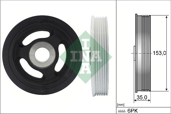 Wilmink Group WG1710232 - Belt Pulley, crankshaft autospares.lv