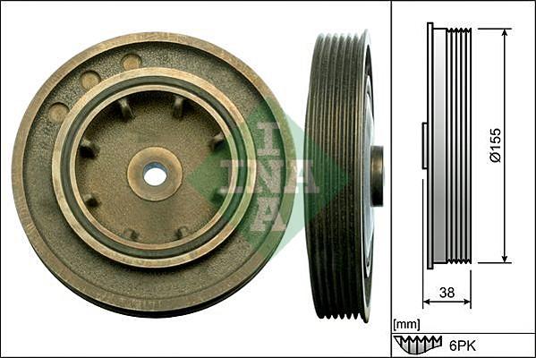 Wilmink Group WG1710229 - Belt Pulley, crankshaft autospares.lv