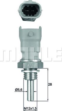 Wilmink Group WG1789653 - Sensor, coolant temperature autospares.lv