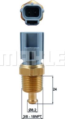 Wilmink Group WG1789668 - Sensor, coolant temperature autospares.lv