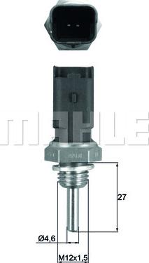 Wilmink Group WG1789667 - Sensor, coolant temperature autospares.lv