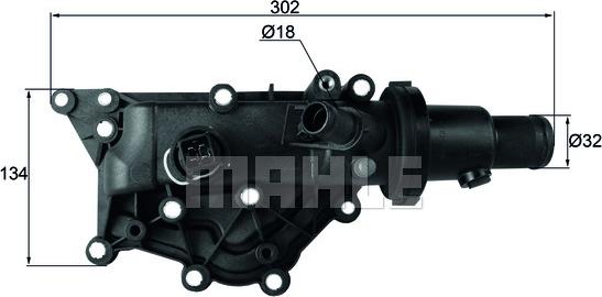 Wilmink Group WG1789635 - Coolant thermostat / housing autospares.lv