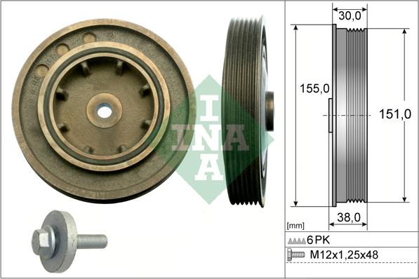 Wilmink Group WG1781159 - Belt Pulley, crankshaft autospares.lv