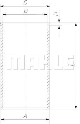 Wilmink Group WG1788617 - Cylinder Sleeve autospares.lv