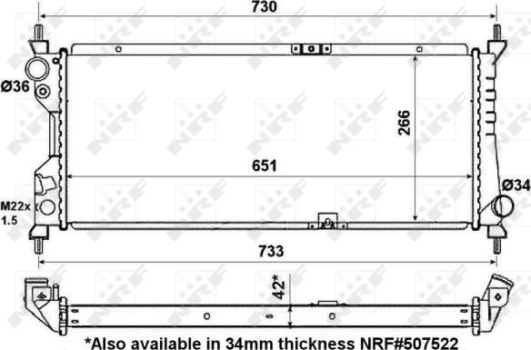 Wilmink Group WG1725593 - Radiator, engine cooling autospares.lv