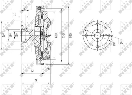 Wilmink Group WG1720974 - Clutch, radiator fan autospares.lv