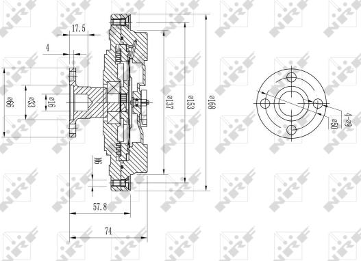 Wilmink Group WG1720978 - Clutch, radiator fan autospares.lv