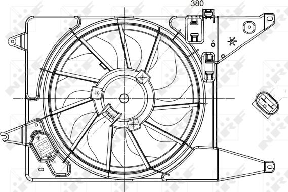 Wilmink Group WG1720199 - Fan, radiator autospares.lv