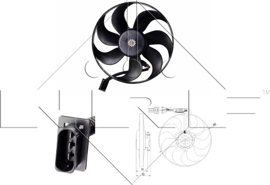 Wilmink Group WG1720164 - Fan, radiator autospares.lv