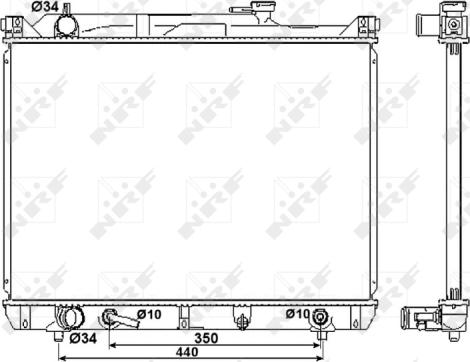 Wilmink Group WG1721981 - Radiator, engine cooling autospares.lv