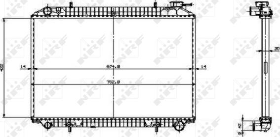 Wilmink Group WG1721935 - Radiator, engine cooling autospares.lv