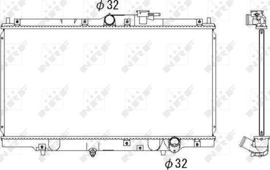 Wilmink Group WG1721923 - Radiator, engine cooling autospares.lv