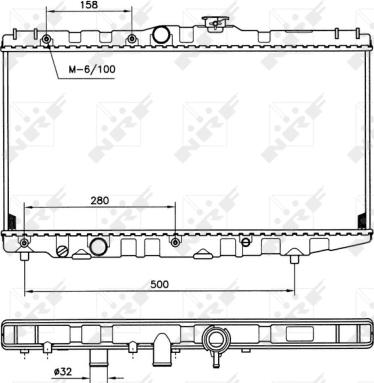 Wilmink Group WG1721466 - Radiator, engine cooling autospares.lv