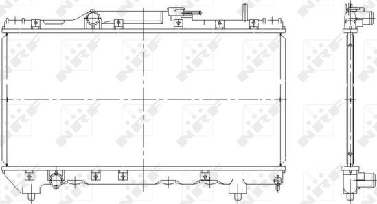 Wilmink Group WG1721467 - Radiator, engine cooling autospares.lv