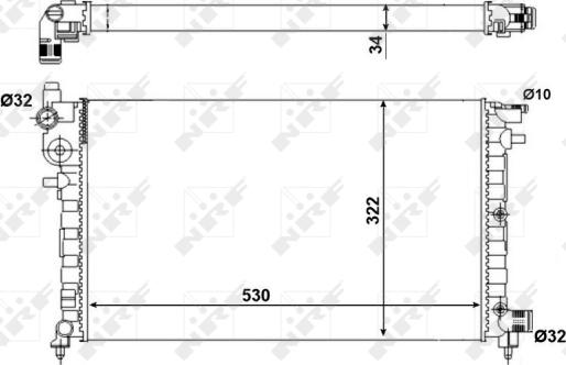 Wilmink Group WG1721485 - Radiator, engine cooling autospares.lv