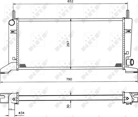 Wilmink Group WG1721482 - Radiator, engine cooling autospares.lv