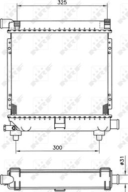 Wilmink Group WG1721473 - Radiator, engine cooling autospares.lv