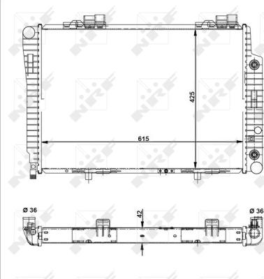 Wilmink Group WG1721596 - Radiator, engine cooling autospares.lv