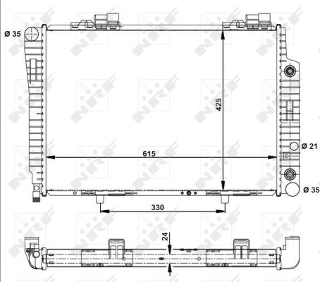 Wilmink Group WG1721597 - Radiator, engine cooling autospares.lv