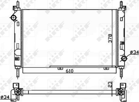 Wilmink Group WG1721514 - Radiator, engine cooling autospares.lv