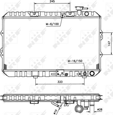 Wilmink Group WG1721666 - Radiator, engine cooling autospares.lv