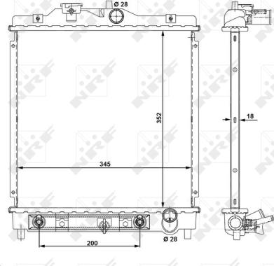 Wilmink Group WG1721667 - Radiator, engine cooling autospares.lv