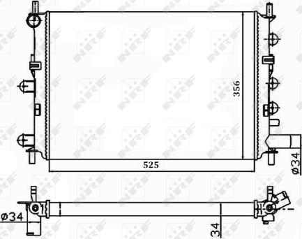 Wilmink Group WG1721632 - Radiator, engine cooling autospares.lv