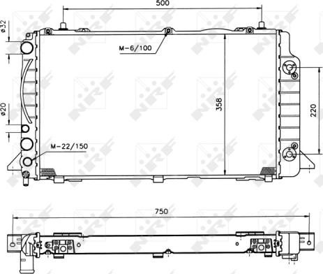 Wilmink Group WG1721355 - Radiator, engine cooling autospares.lv