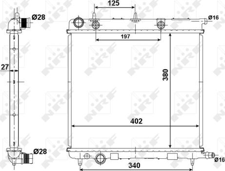 Wilmink Group WG1721307 - Radiator, engine cooling autospares.lv