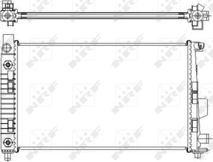 Wilmink Group WG1721315 - Radiator, engine cooling autospares.lv