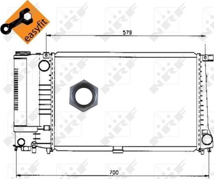 Wilmink Group WG1721389 - Radiator, engine cooling autospares.lv