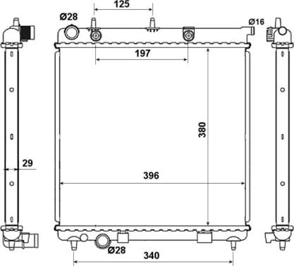 Wilmink Group WG1721329 - Radiator, engine cooling autospares.lv