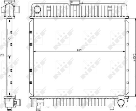 Wilmink Group WG1721286 - Radiator, engine cooling autospares.lv