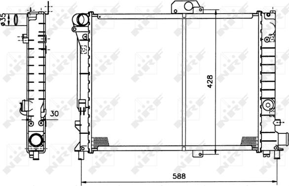 Wilmink Group WG1721275 - Radiator, engine cooling autospares.lv