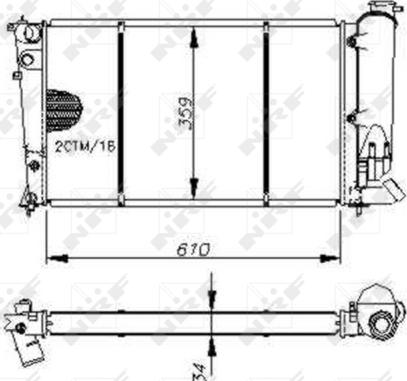 Wilmink Group WG1721271 - Radiator, engine cooling autospares.lv