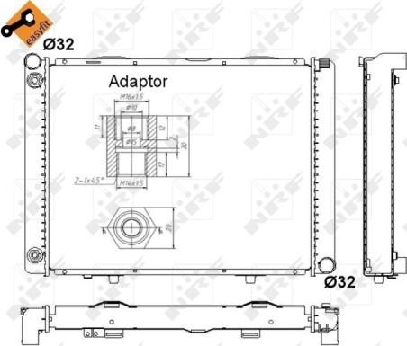 Wilmink Group WG1721764 - Radiator, engine cooling autospares.lv