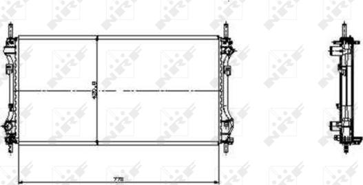 Wilmink Group WG1721739 - Radiator, engine cooling autospares.lv