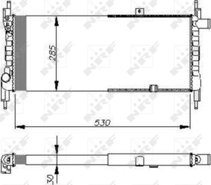 Wilmink Group WG1723499 - Radiator, engine cooling autospares.lv