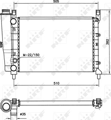 Wilmink Group WG1723498 - Radiator, engine cooling autospares.lv