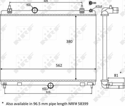 Wilmink Group WG1723418 - Radiator, engine cooling autospares.lv