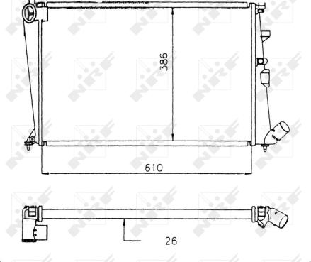 Wilmink Group WG1723559 - Radiator, engine cooling autospares.lv